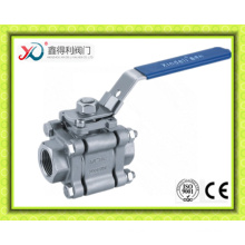 3PC High Pressure Carbon Stainless Steel Forged Ball Valve